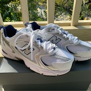 Brand New - New Balance 530 Sneakers | White & Blue | Women’s 10/Men’s 8.5